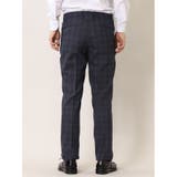 ウール混 レギュラーフィット 2ボタン2ピーススーツ 組織紺 | TAKA-Q MEN | 詳細画像12