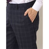 ウール混 レギュラーフィット 2ボタン2ピーススーツ 組織紺 | TAKA-Q MEN | 詳細画像13