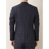 ウール混 レギュラーフィット 2ボタン2ピーススーツ 組織紺 | TAKA-Q MEN | 詳細画像7