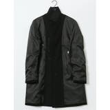 ウール100% ステンカラーコート 無地黒 | TAKA-Q MEN | 詳細画像11 