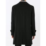 ウール100% ステンカラーコート 無地黒 | TAKA-Q MEN | 詳細画像8 