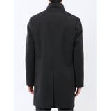 撥水 スタンドカラーコート カルゼ紺 | TAKA-Q MEN | 詳細画像8 