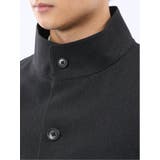 撥水 スタンドカラーコート カルゼ紺 | TAKA-Q MEN | 詳細画像9 