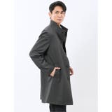 撥水 スタンドカラーコート カルゼグレー | TAKA-Q MEN | 詳細画像4 