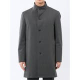 撥水 スタンドカラーコート カルゼグレー | TAKA-Q MEN | 詳細画像6 