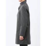 撥水 スタンドカラーコート カルゼグレー | TAKA-Q MEN | 詳細画像7 