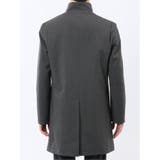 撥水 スタンドカラーコート カルゼグレー | TAKA-Q MEN | 詳細画像8 