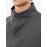 撥水 スタンドカラーコート カルゼグレー | TAKA-Q MEN | 詳細画像9 