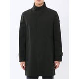 撥水 スタンドカラーコート ヘリンボン黒 | TAKA-Q MEN | 詳細画像7 