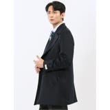 ウールビーバー ピーコート 無地紺 | TAKA-Q MEN | 詳細画像2