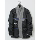 ストレッチニット スリムフィット 2ボタンジャケット シロ×クロ | TAKA-Q MEN | 詳細画像12 