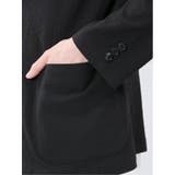 ドットプリント スリムフィット 2ボタンジャケット 黒(セットアップ可能) | TAKA-Q MEN | 詳細画像10 