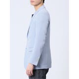ホップサック スリムフィット 2ボタンジャケット サックス | TAKA-Q MEN | 詳細画像6