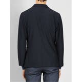 スーパーストレッチメランジ 2ボタンスリムジャケット 紺 | TAKA-Q MEN | 詳細画像8 