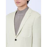 クォーターゲージ スリムフィット 2ボタンジャケット アイボリー | TAKA-Q MEN | 詳細画像8 