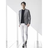 カラミ織りストレッチ スリムフィット2ボタンジャケット | TAKA-Q MEN | 詳細画像1 