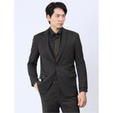 35こげ茶 | ストレッチジャージ スリムフィット 2ボタンジャケット | TAKA-Q MEN