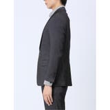 クリアエフェクト スリムフィット 2ボタンジャケット 紺(セットアップ可能) | TAKA-Q MEN | 詳細画像6 