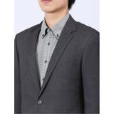 クリアエフェクト スリムフィット 2ボタンジャケット 紺(セットアップ可能) | TAKA-Q MEN | 詳細画像8 