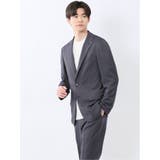 軽量メッシュ レギュラーフィット 2ボタンジャケット | TAKA-Q MEN | 詳細画像2