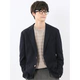 ストレッチ サーマルニット ブレザージャケット | TAKA-Q MEN | 詳細画像1