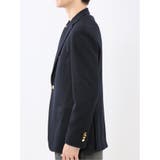 ストレッチ サーマルニット ブレザージャケット | TAKA-Q MEN | 詳細画像7
