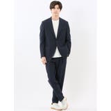 ウール混サッカー 2ボタンジャケット(セットアップ可能) | TAKA-Q MEN | 詳細画像17