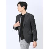 ストレッチニット スリムフィット 2ボタンジャケット 組織茶 | TAKA-Q MEN | 詳細画像2 