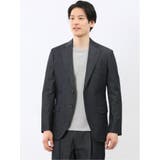 カイハラ デニム レギュラーフィット 2ボタン ジャケット(セットアップ可能) | TAKA-Q MEN | 詳細画像1 