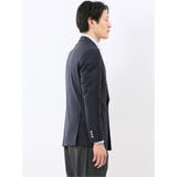 マルゾット ウール レギュラーフィット ダブル ブレザー 紺 | TAKA-Q MEN | 詳細画像4 