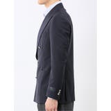 マルゾット ウール レギュラーフィット ダブル ブレザー 紺 | TAKA-Q MEN | 詳細画像7 