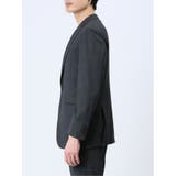 プリントポンチジャージ レギュラーフィット 2ボタンジャケット | TAKA-Q MEN | 詳細画像6 