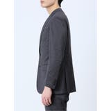 プリントポンチジャージ レギュラーフィット 2ボタンジャケット | TAKA-Q MEN | 詳細画像6