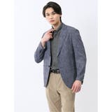75紺 | 【WEB限定】軽量ウォッシャブル リランチェ 2ボタンジャケット | TAKA-Q MEN