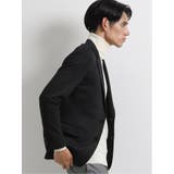 ストレッチウール混モクロディー スリムフィット2ボタンジャケット | TAKA-Q MEN | 詳細画像11
