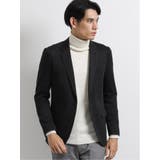 06グレー | ストレッチウール混モクロディー スリムフィット2ボタンジャケット | TAKA-Q MEN