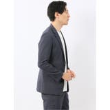 クロスストレッチ スリムフィット 2ボタンジャケット | TAKA-Q MEN | 詳細画像4
