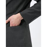 クロスストレッチ スリムフィット 2ボタンジャケット 黒(セットアップ可能) | TAKA-Q MEN | 詳細画像10 