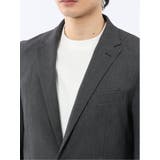 クロスストレッチ スリムフィット 2ボタンジャケット 黒(セットアップ可能) | TAKA-Q MEN | 詳細画像9 