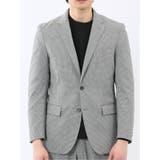 クロスストレッチ スリムフィット 2ボタンジャケット 千鳥(セットアップ可能) | TAKA-Q MEN | 詳細画像6 