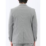 クロスストレッチ スリムフィット 2ボタンジャケット 千鳥(セットアップ可能) | TAKA-Q MEN | 詳細画像8 