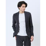 軽量 スリムフィット 2ボタンジャケット ウィンドペン紺(セットアップ可能) | TAKA-Q MEN | 詳細画像4 