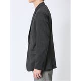 ストレッチポンチ スリムフィット 2ボタンジャケット グレンチェック紺 | TAKA-Q MEN | 詳細画像7 