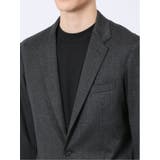 ストレッチポンチ スリムフィット 2ボタンジャケット グレンチェック紺 | TAKA-Q MEN | 詳細画像9 