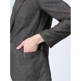 TechLinen スリムフィット 2ボタンジャケット 茶(セットアップ可能) | TAKA-Q MEN | 詳細画像9 