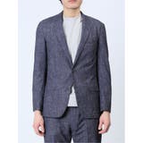 TechDenim スリムフィット 2ボタンジャケット 紺(セットアップ可能) | TAKA-Q MEN | 詳細画像5