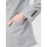 TechLinen スリムフィット 2ボタンジャケット ライトグレー | TAKA-Q MEN | 詳細画像10