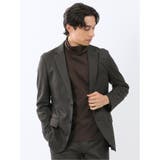 30茶 | TechMove スリムフィット 2ボタンジャケット | TAKA-Q MEN