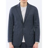 ストレッチポンチ スリムフィット 2ボタンジャケット 紺(セットアップ可能) | TAKA-Q MEN | 詳細画像6 