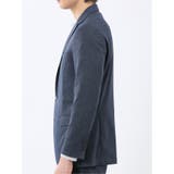 ストレッチポンチ スリムフィット 2ボタンジャケット 紺(セットアップ可能) | TAKA-Q MEN | 詳細画像7 